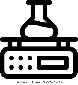 lab icon. Thin Linear Style Design Isolated On White Background