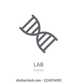 Lab icon. Trendy Lab logo concept on white background from Science collection. Suitable for use on web apps, mobile apps and print media.