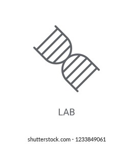 Lab icon. Trendy Lab logo concept on white background from Science collection. Suitable for use on web apps, mobile apps and print media.