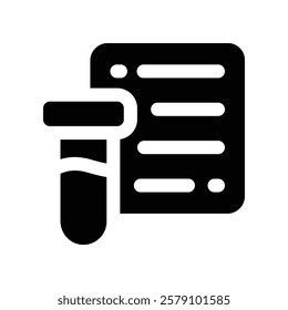 lab icon. vector glyph icon for your website, mobile, presentation, and logo design.