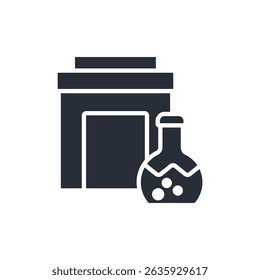 lab icon. vector.Editable stroke.linear style sign for use web design,logo.Symbol illustration.