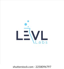 lab level Typography Text art vector for print idea 