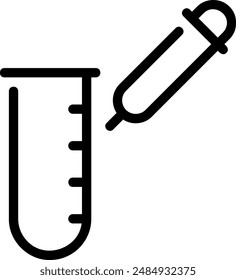 lab line icon illustration vector