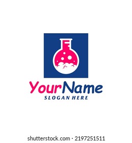 Lab Logo Design Template. Science lab logo concept vector. Creative Icon Symbol
