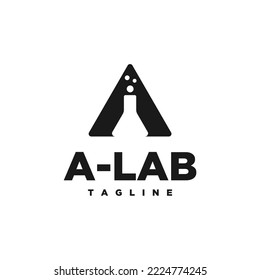 A Lab Logo Design vector for branding