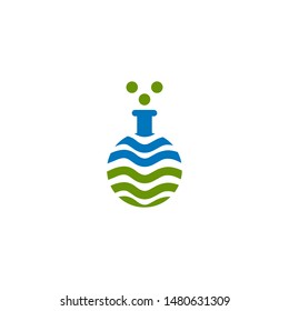 Lab logo design vector template