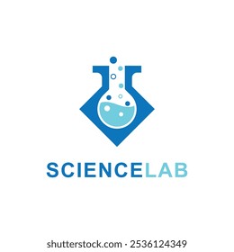 lab logo designs concept, science and medicine creative symbol, tech logo template
