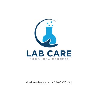Lab Logo Icon Design Vector