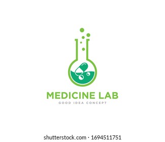 Lab Logo Icon Design Vector