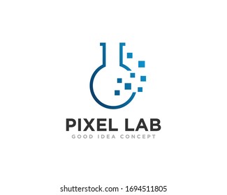 Lab Logo Icon Design Vector