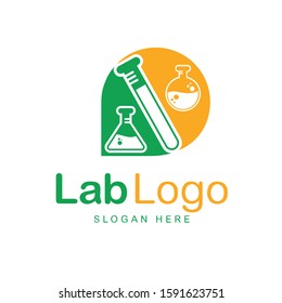 lab logo, icon logo, symbol logo vector inspiration