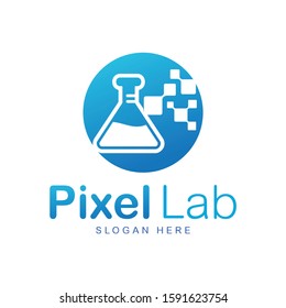 lab logo, icon logo, symbol logo vector inspiration
