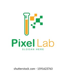 lab logo, icon logo, symbol logo vector inspiration