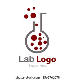 Lab Logo. Lab Sign. Simple Lab Vector. Vector Illustration.