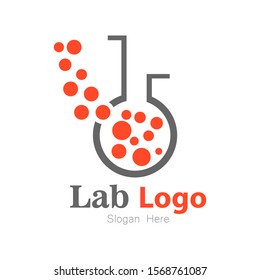 Lab Logo. Lab Sign. Simple Lab Vector. Vector Illustration.