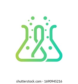 Lab Logo Template Design Element. Vector illustration