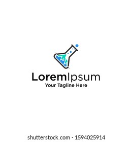 Lab Logo Template Design Vector