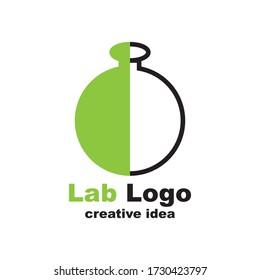 Lab Logo Template Design Vector,
