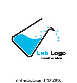 Lab Logo Template Design Vector,
