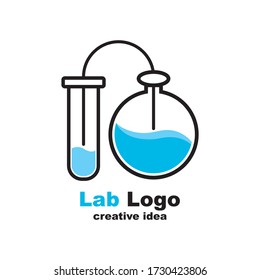 Lab Logo Template Design Vector,
