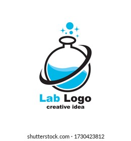 Lab Logo Template Design Vector,
