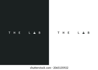 Lab Logo Template. Minimal Lab Logo.