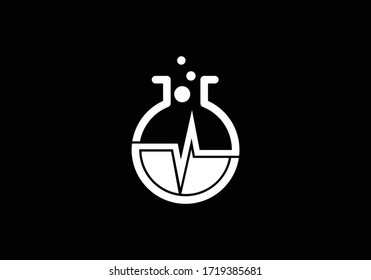 Lab logo template vector design, Lab logo science