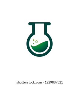 Lab logo template vector science icon design