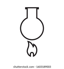 Lab logo template vector science icon design