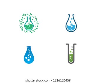 Lab logo vector icon template