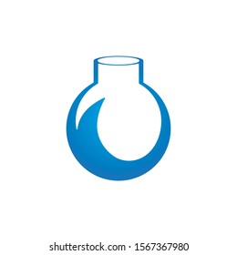 Lab logo vector icon template