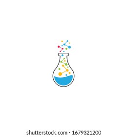 Lab logo vector icon template