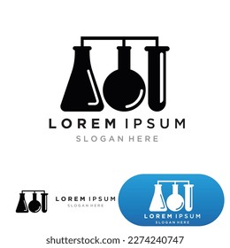Lab logo vector icon template illustration