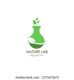 Lab logo vector. Lab logo template. Science lab logo