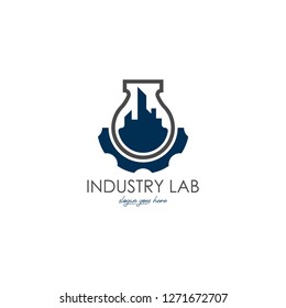 Lab logo vector. Lab logo template. Science lab logo