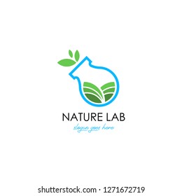 Lab logo vector. Lab logo template. Science lab logo