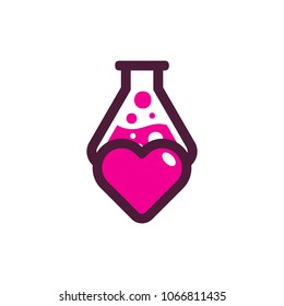 Lab Love Logo Icon Design