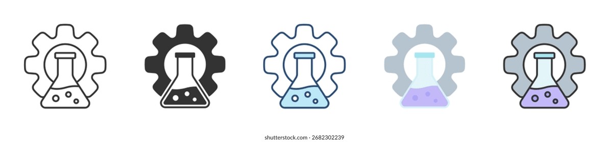 Lab Management Icon Set Multiple Style Collection