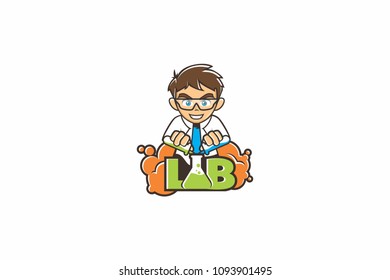 lab mascot illustration