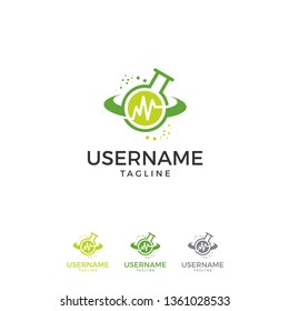 Lab Medical Logo Template, illustration