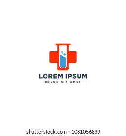 lab medicine logo concept for download
