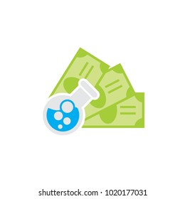 Lab Money Logo Icon Design