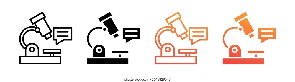 Vetor de conjunto de ícones de vários estilos do laboratório