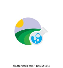 Lab Nature Logo Icon Design