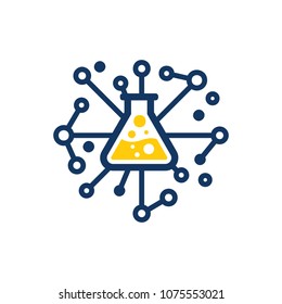 Lab Network Logo Icon Design
