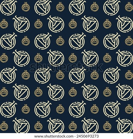 Lab notable trendy multicolor repeating pattern vector illustration background design