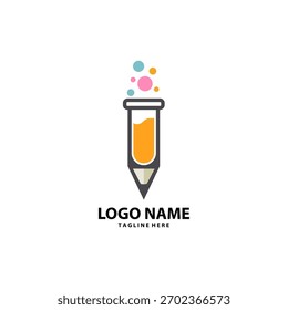 Design-Vektor für Laborbleistift