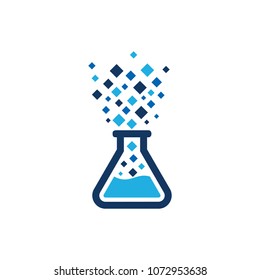 Lab Pixel logo Icon Design