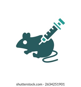 lab rat icon. vector.Editable stroke.linear style sign for use web design,logo.Symbol illustration.