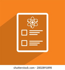 Lab Report Icon , Laboratory Vector